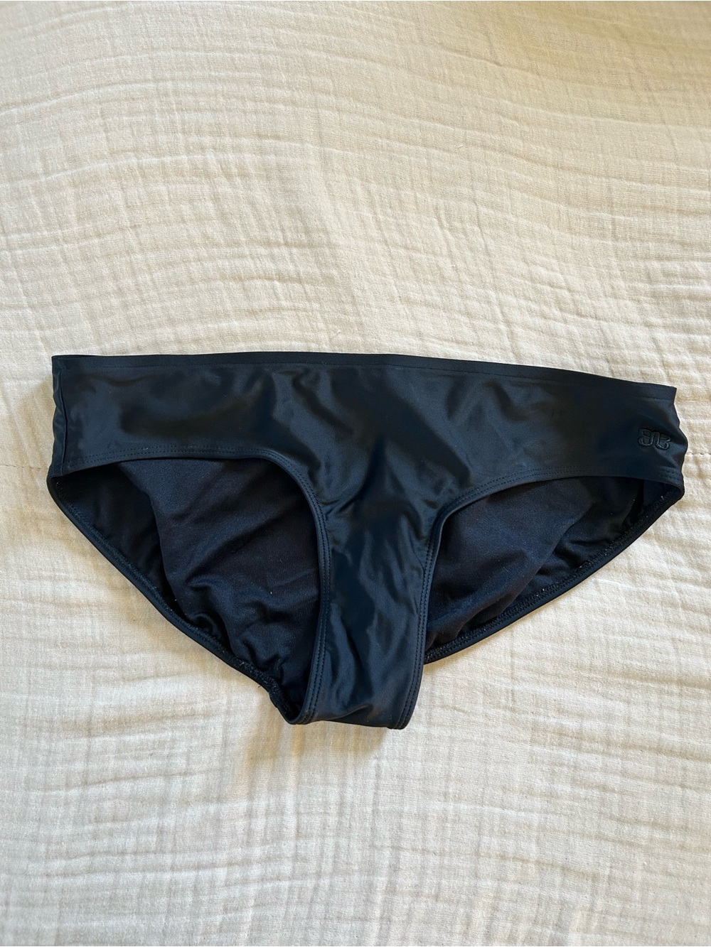 Albion fit black barely cheeky swim bikini bottoms size medium